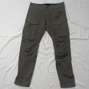 G-Star RAW Rovic Zip 3D Straight Cargo Pants 32x32 Olive Utility Streetwear